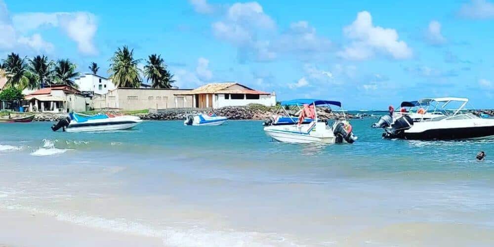 Praia do Saco onde fica